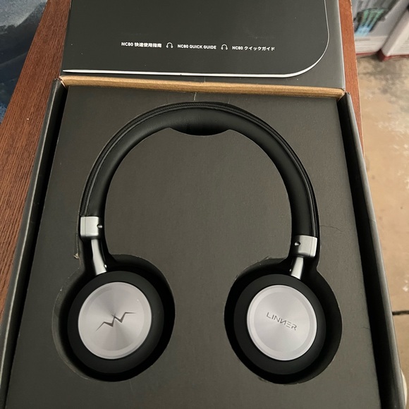 Linner NC80 Bluetooth Active Noise Canceling On-Ear Headphones